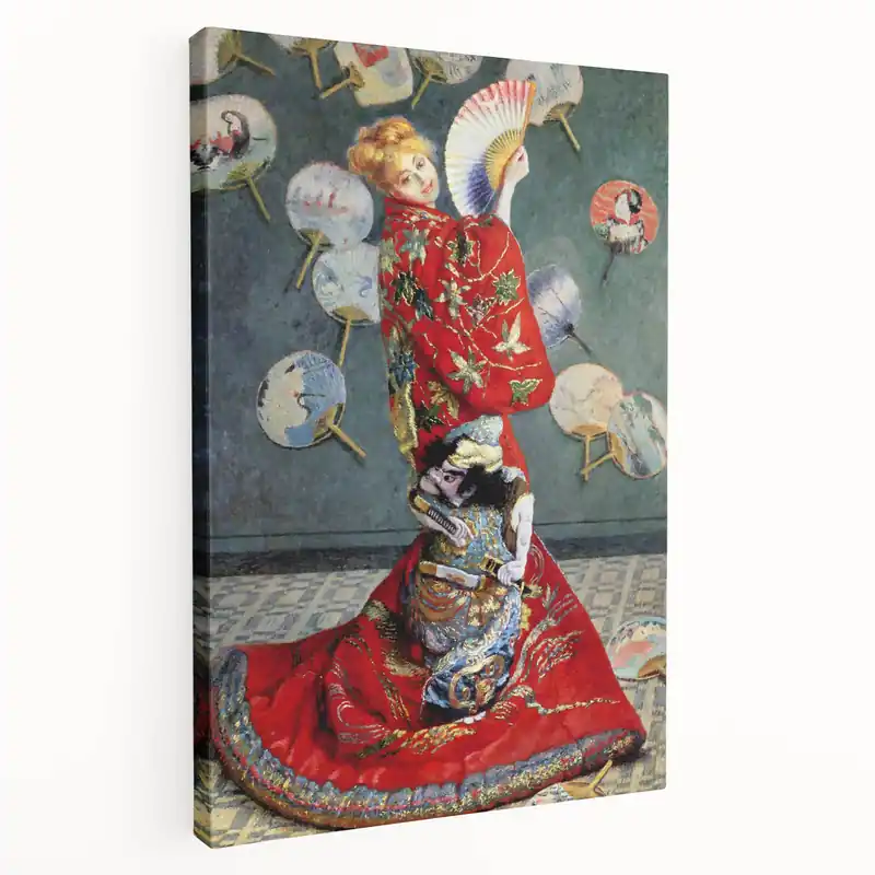Exclusive Impressionist Wall Art: Claude Monet's Camille in Japanese Costume Print