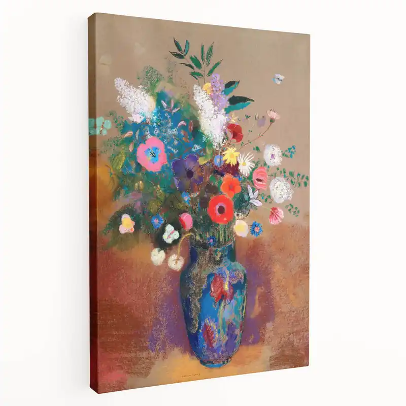Special Offer Vibrant Floral Bouquet - Modern Wall Art of Colorful Flower Arrangement