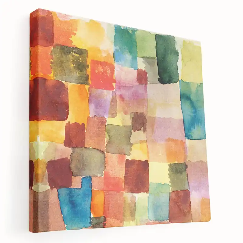 Abstract Modern Art Print in Earthy Tones - Contemporary Wall Decor Direct From Factory