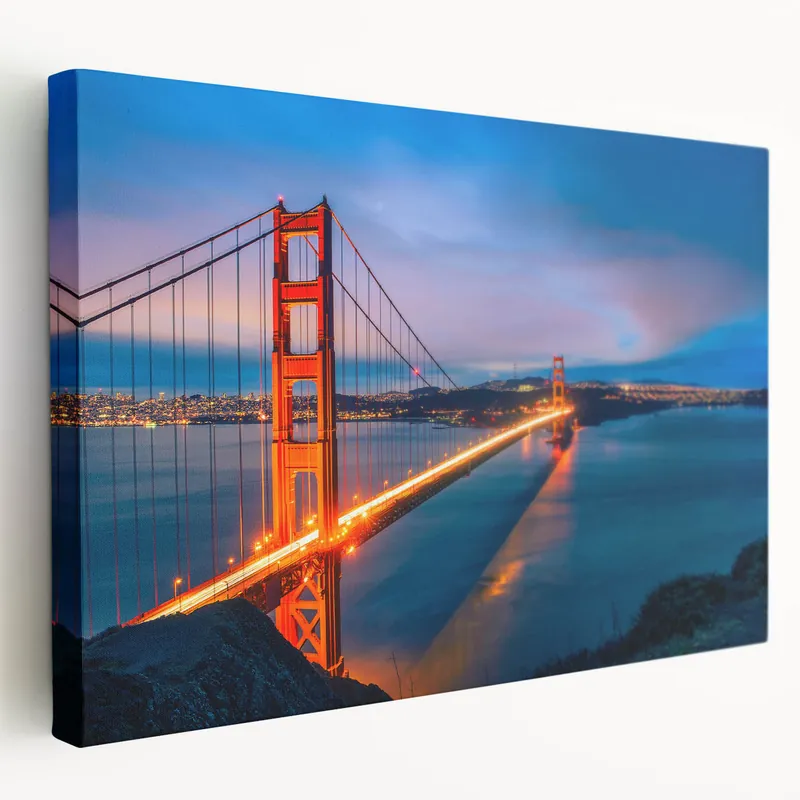 Direct From Manufacturer California Cityscape Art – Golden Gate Bridge Wall Art San Francisco