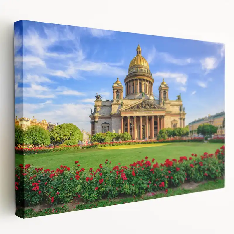 St. Petersburg Photography Prints - St. Isaac's Cathedral in Bloom Next Day Delivery