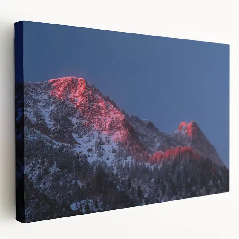 Sunrise on Salt Lake Peaks - Scenic Salt Lake City Canvas and Wall Art Special Discount