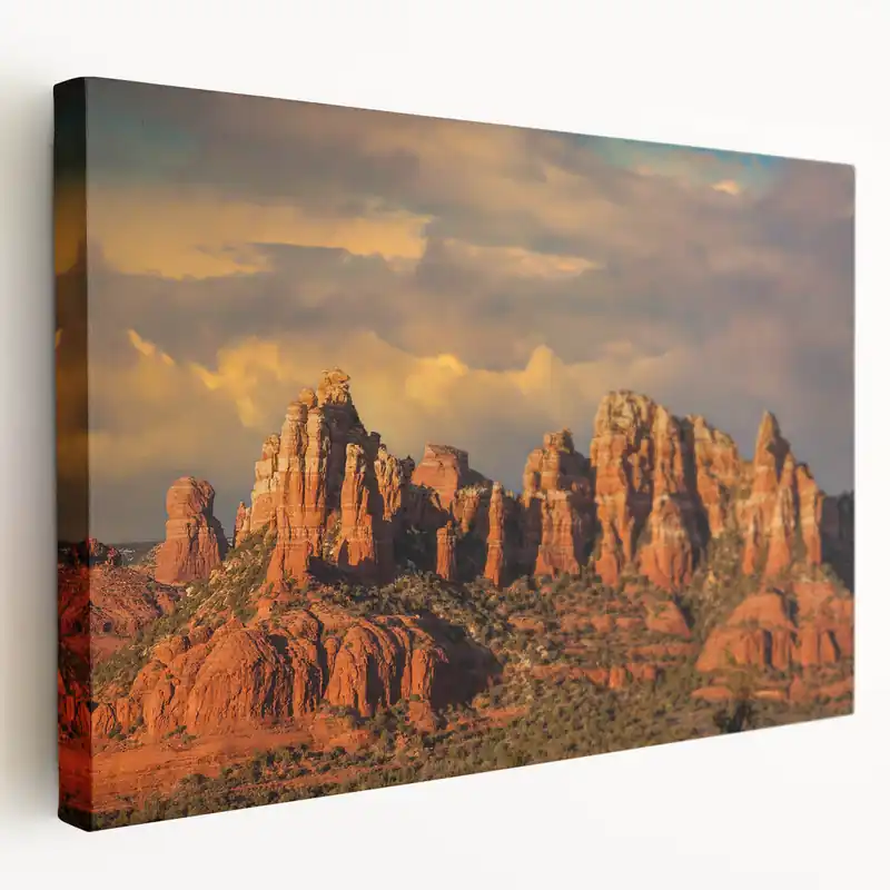 Final Sale Arizona Desert Art - Dramatic Red Rock Canyon Sedona Landscape Print