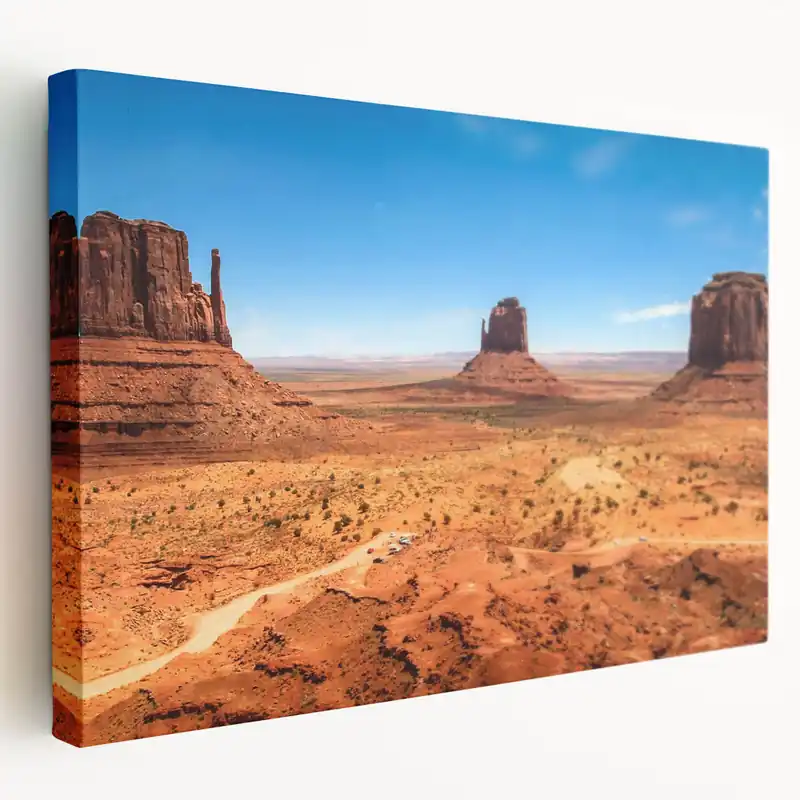 Arizona Desert Landscape Paintings – Iconic Monument Valley Scenic Art Grab Now