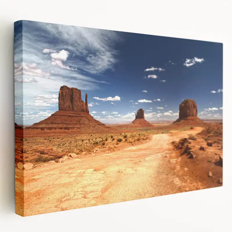 Monument Valley Desert Art – Arizona Landscape Paintings Sedona Wall Art Trending