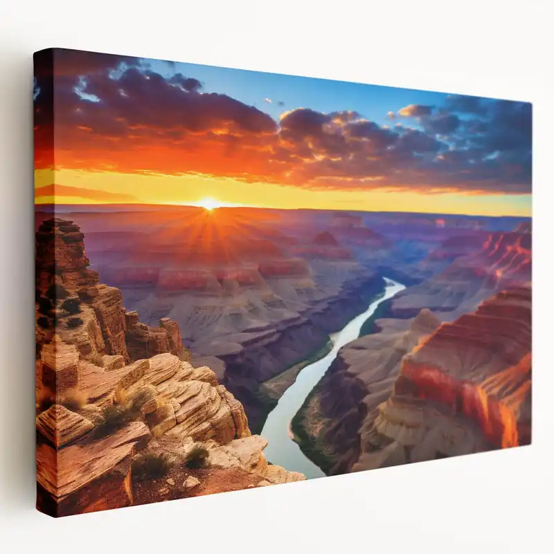 Holiday Sale Scenic Grand Canyon Sunset Art – Arizona Landscape Wall Decor