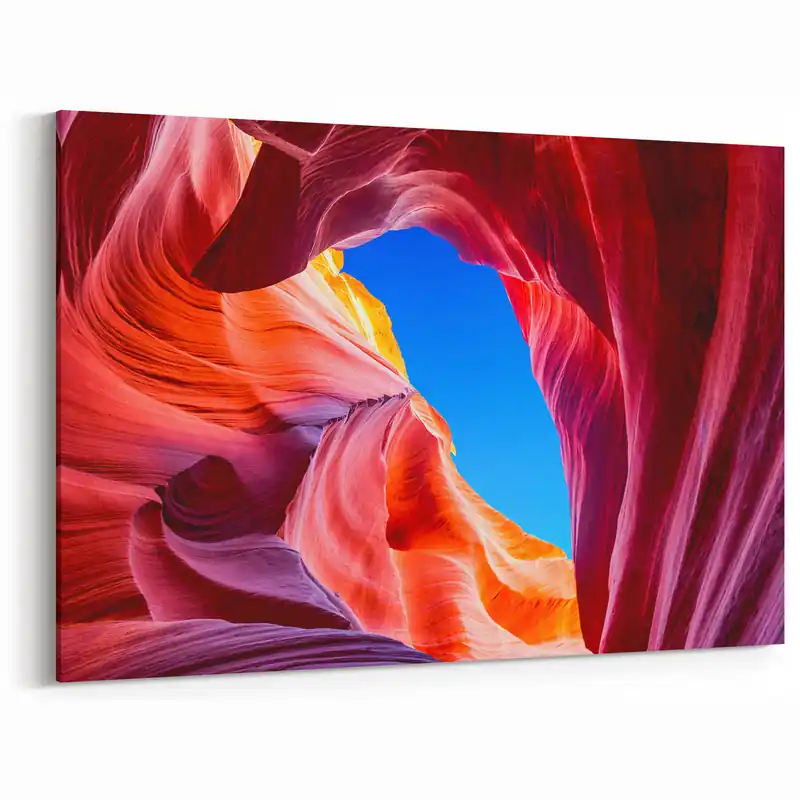 Best Price Vibrant Red Antelope Canyon Wall Art - Arizona Desert Canyon Print