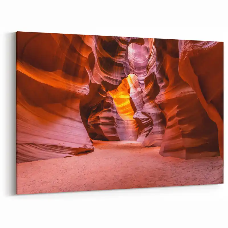 Last Chance Arizona Red Rock Canyon Canvas Print - Antelope Canyon Desert Wall Art
