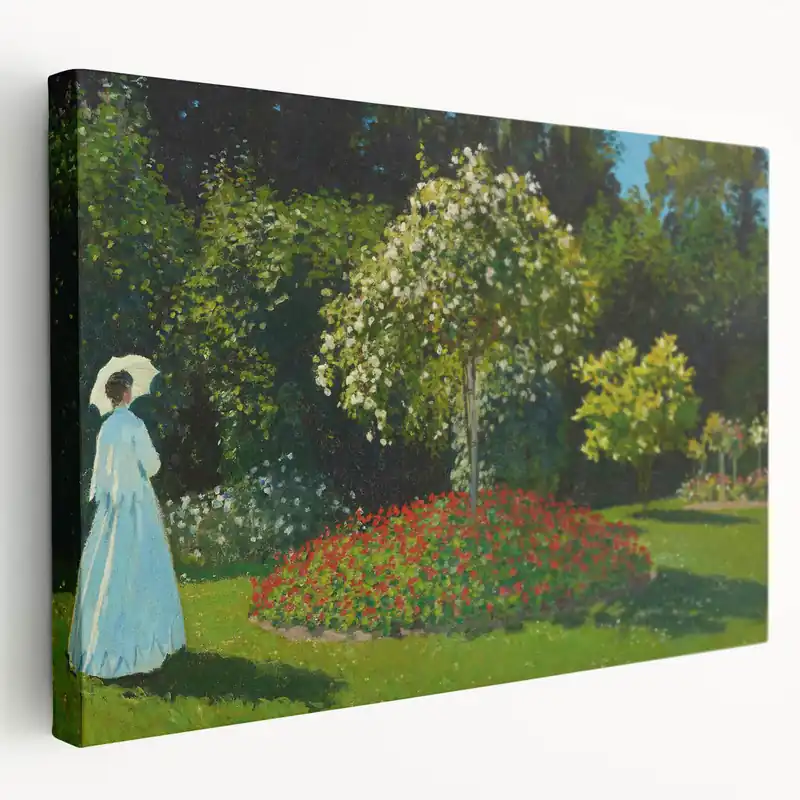 Direct From Factory Claude Monet Wall Art - Woman in the Garden, 1867 Canvas Print