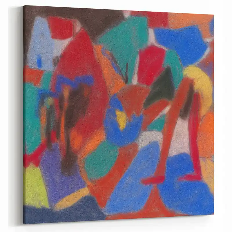 Top Rated Adolf Hölzel Art - Bold Abstract Wall Art from Avant-Garde Collection