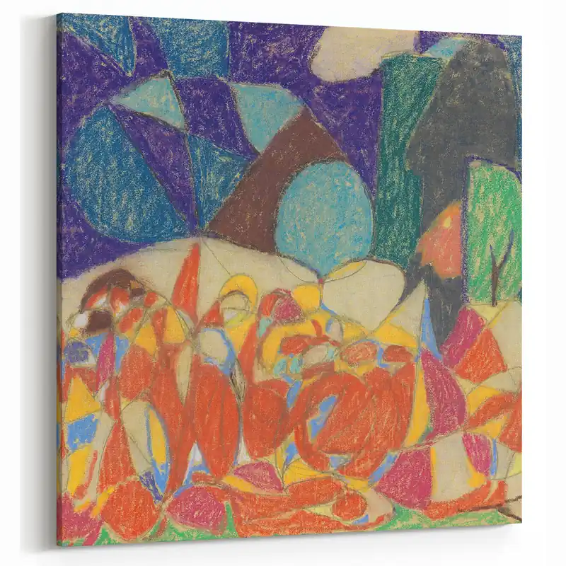 Top Pick Adolf Hölzel Art - Vibrant Abstract Modernist Wall Art | Avant-Garde Print
