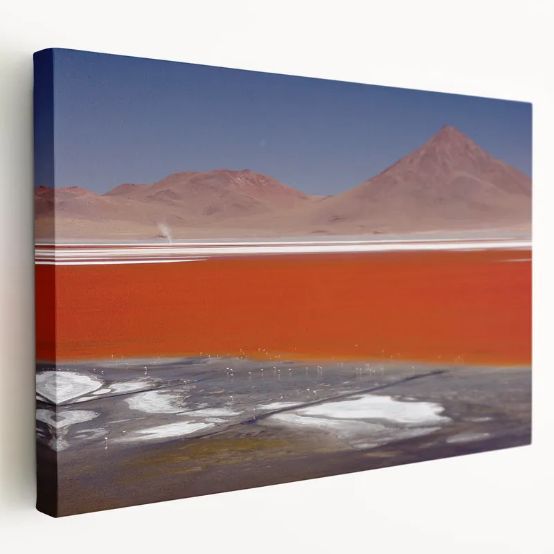 Colorful Bolivian Landscape Art - Laguna Colorada Grab Now