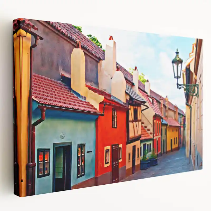Prague Photography Prints - Historic Streets at Sunrise Seasonal Sale