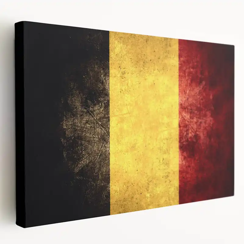 Factory Price European Wall Art Collection - Belgian Flag Historic Belgium Art Prints
