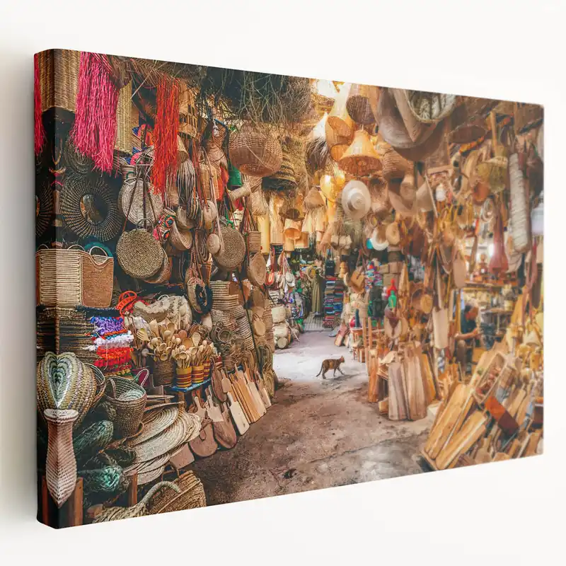 Buy Today Singapore Photography Prints – Vibrant Local Market Art on Canvas