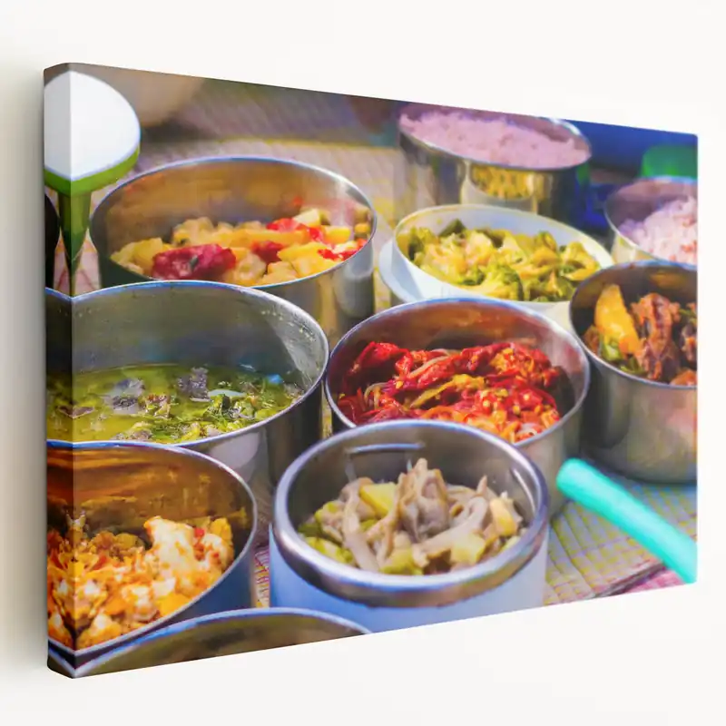 Hot Picks Bhutanese Cuisine Art - Vibrant Bhutan Food Prints for Kitchen Decor