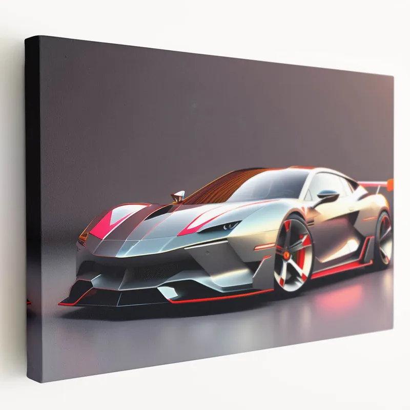 Sale Exotic Sports Car Wall Art - Luxury Supercar Canvas for Modern Decor