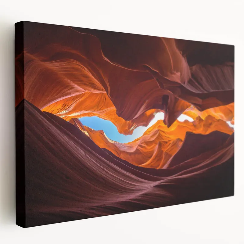 Warranty Included Vibrant Canyon Wall Art - Scenic Nature Canvas Prints for Home Decor