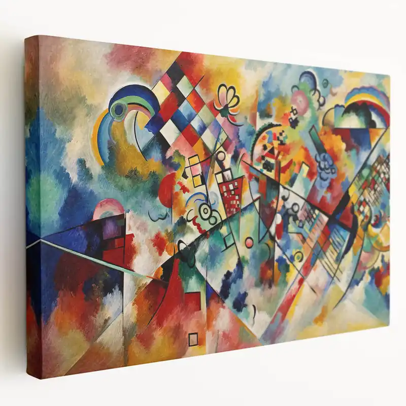 Vivid Abstract Expressionist Canvas Wall Art Factory Price