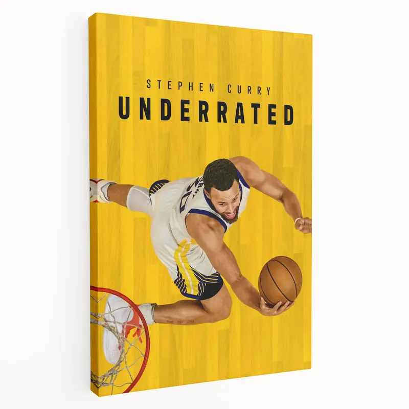Stephen Curry Underrated Poster – 2020s Vintage Movie Print Authentic