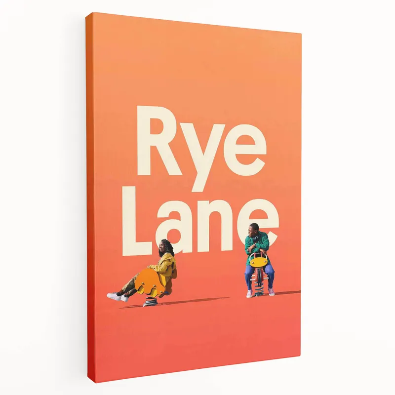 Certified 2020s Vintage Movie Poster - Rye Lane Retro Film Art for Home Decor