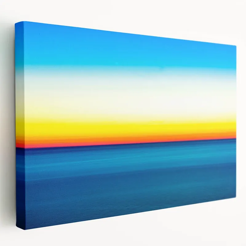 While Supplies Last Vibrant Ocean Horizon - Fine Art Photography Canvas Prints