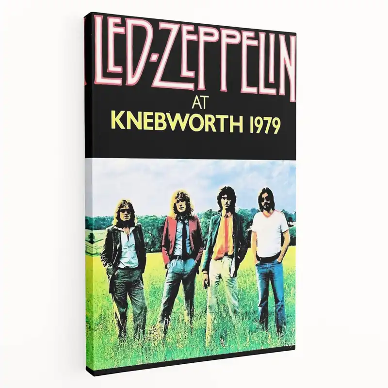 Special Offer Led Zeppelin Knebworth 1979 Poster | Retro Music Wall Art