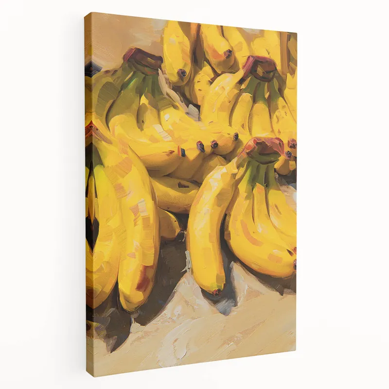 Bright Banana Bunch – Fruit Wall Decor for Kitchen & Café Hot Deal