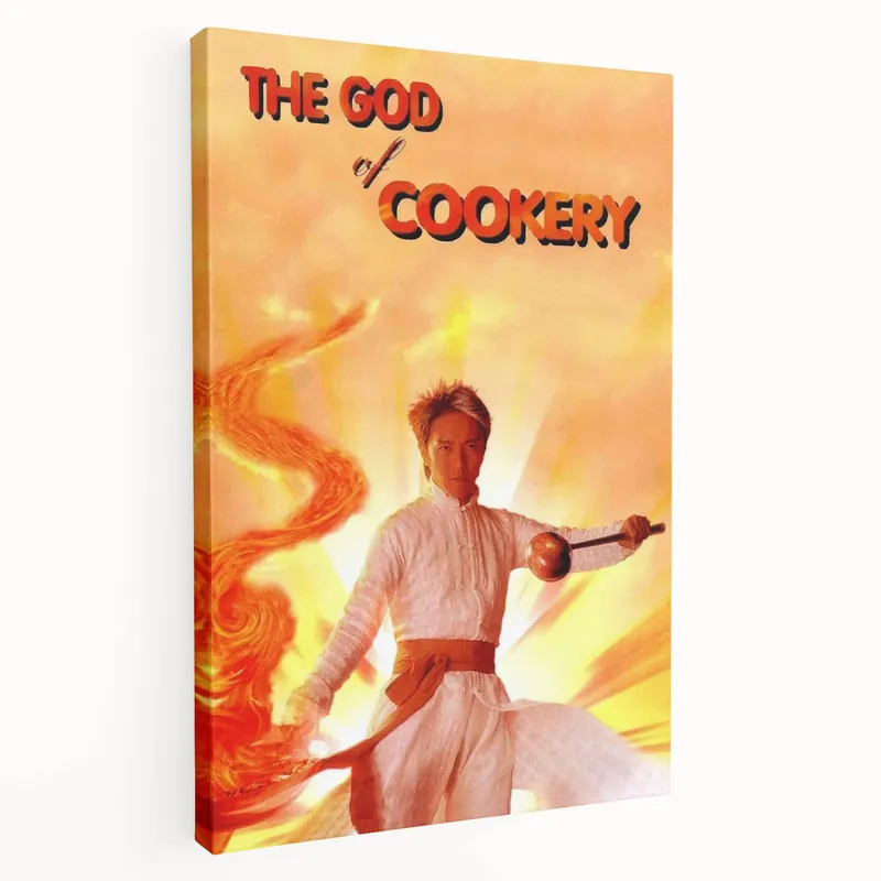 Special Discount 1990s Vintage Movie Poster – The God of Cookery Classic 90s Film Art