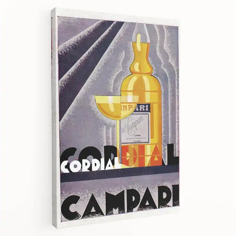 Sale Vintage Cordial Campari Poster - Classic Italian Advertising Art