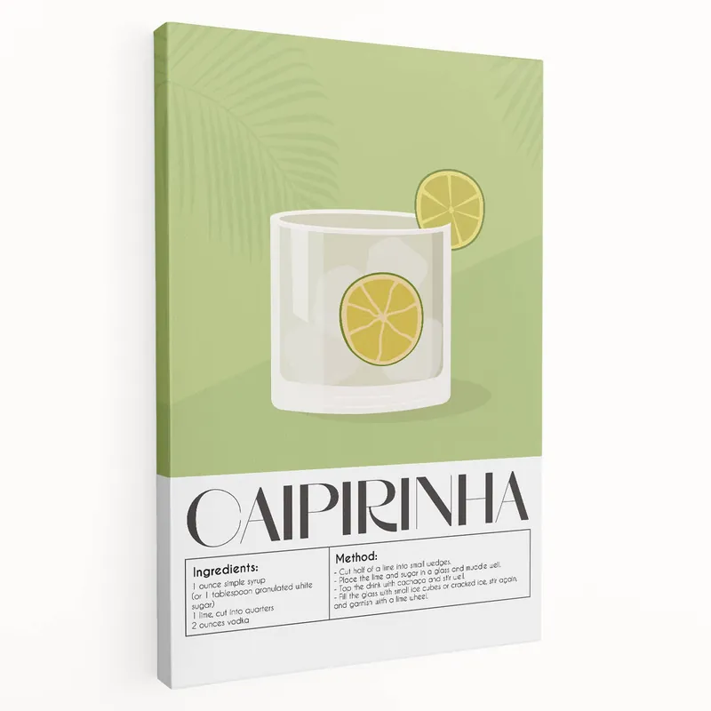 Caipirinha Cocktail Wall Art – Bar & Beverage Wall Art Print Free Delivery