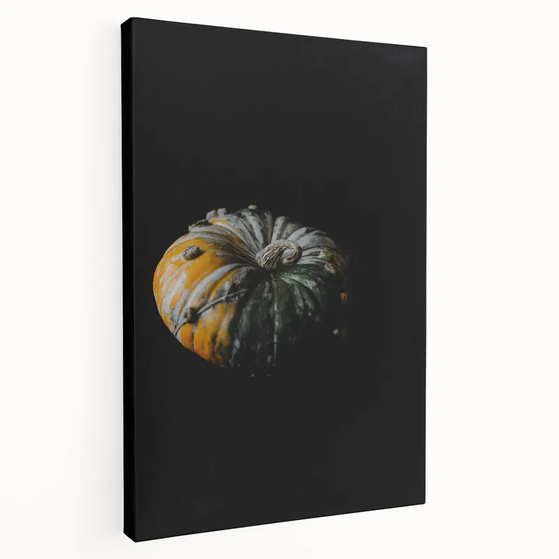 Cheap Moody Harvest Pumpkin Fall Wall Art – Autumn Canvas Print