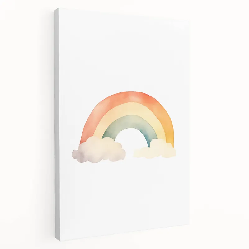 Sale Watercolor Rainbow Nursery Wall Art – Baby Room Decor Prints