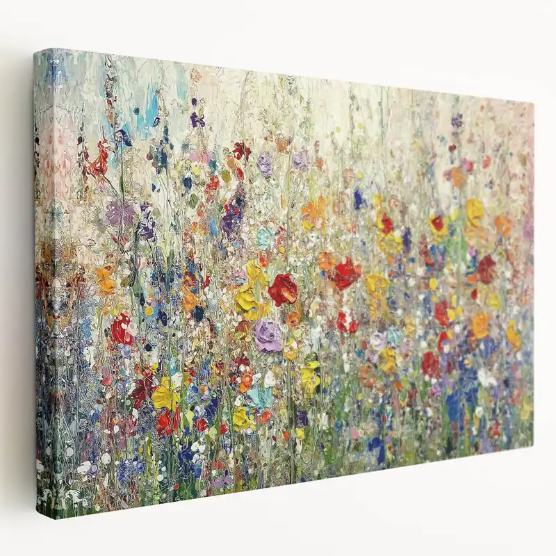Vibrant Wildflower Meadow – Modern Canvas & Framed Wall Art Buy Direct