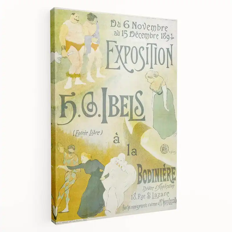 Vintage Exhibition Poster – H.G. Ibels Retro Art Print Direct From Manufacturer