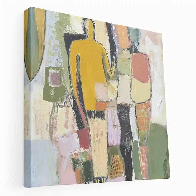 Authentic Contemporary Abstract Wall Art – Large Canvas for Living Room