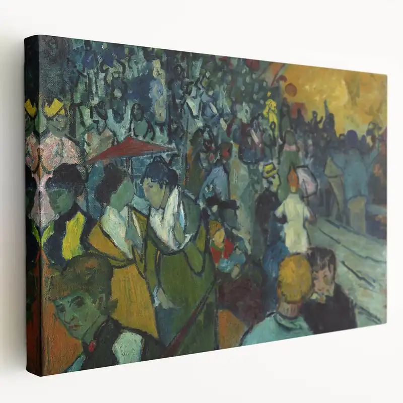 Genuine Impressionism Wall Art - Les Arènes by Van Gogh Print