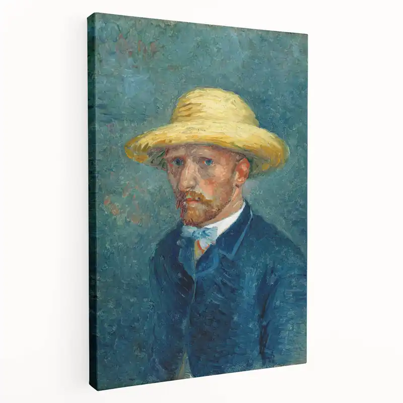 High Quality Impressionism Wall Art - Portrait of Theo van Gogh by Vincent van Gogh