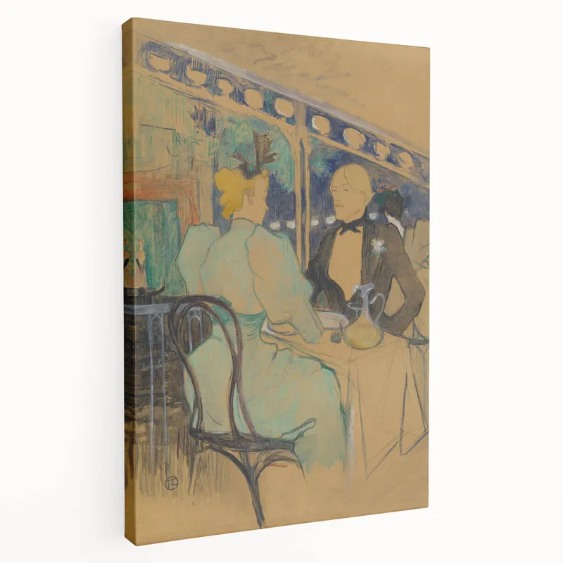 Toulouse-Lautrec’s Les Ambassadeurs - Elegant Parisian Wall Art Limited Time