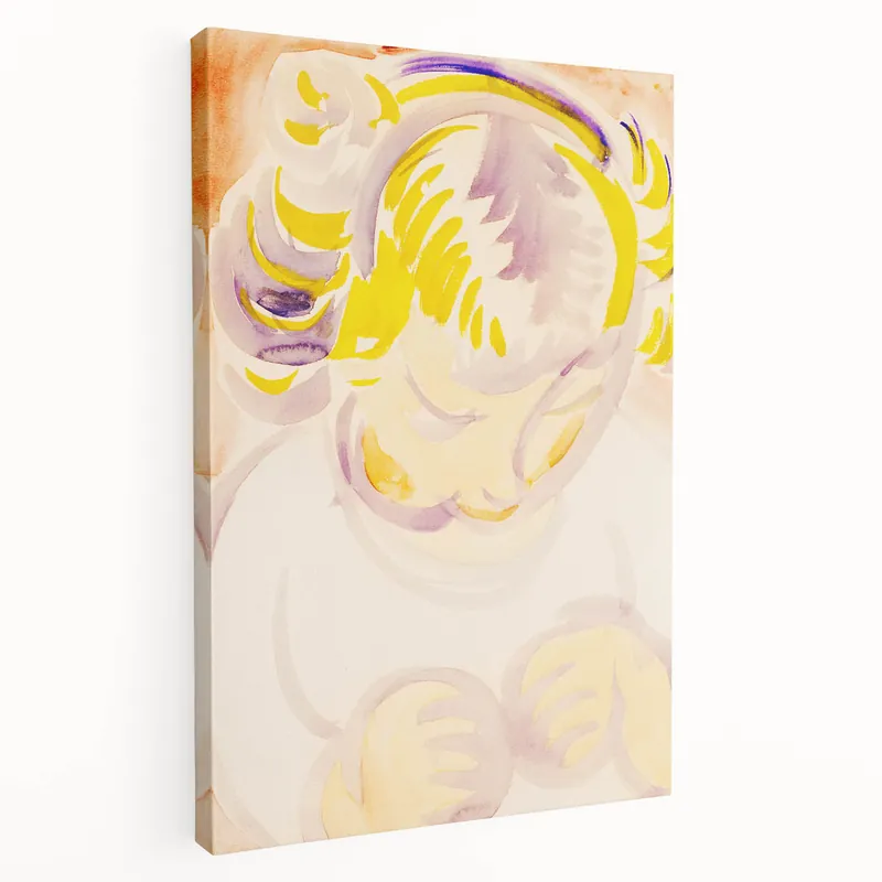 Place Order Abstract Portrait of a Child - Modern Wall Art by Henry Lyman Sayen