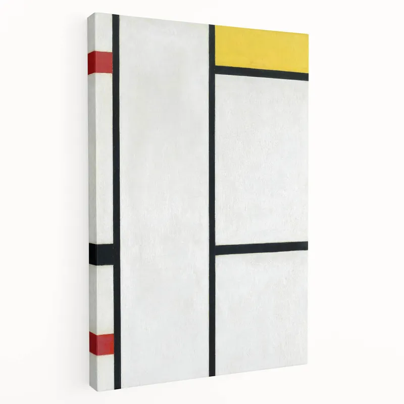 Modern Abstract Art Print - Mondrian's Red, Yellow, and Blue Reduced Price