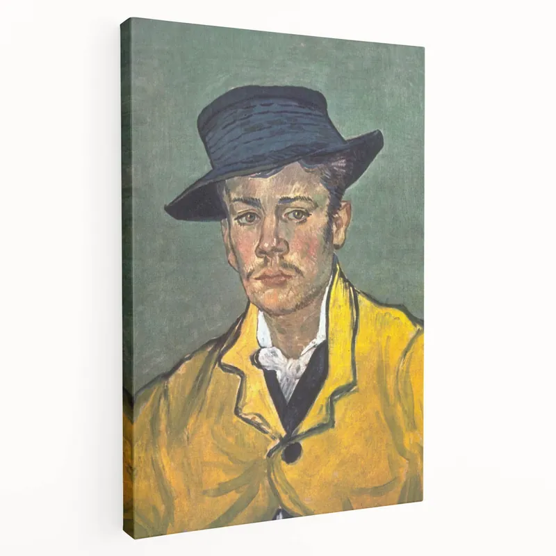 Starry Night Wall Art - Portrait of a Man in Yellow by Van Gogh Hassle-Free Returns