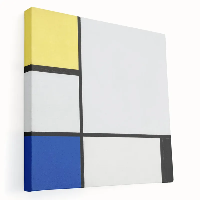 Modern Wall Art – Mondrian’s "Composition with Yellow, Blue, and Black" (1929) Factory Price