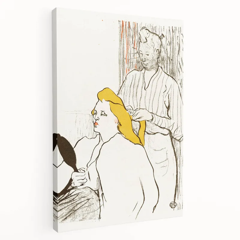 Reduced Price Modern Wall Art – Henri de Toulouse-Lautrec's "The Hairdresser"