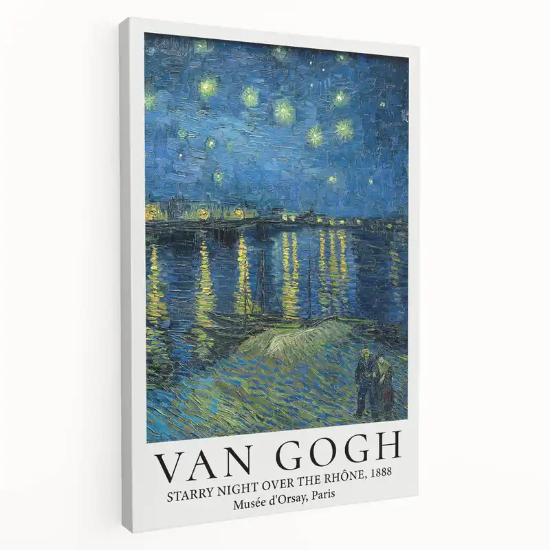 Van Gogh Art Prints - Starry Night Over the Rhône Poster Free Delivery