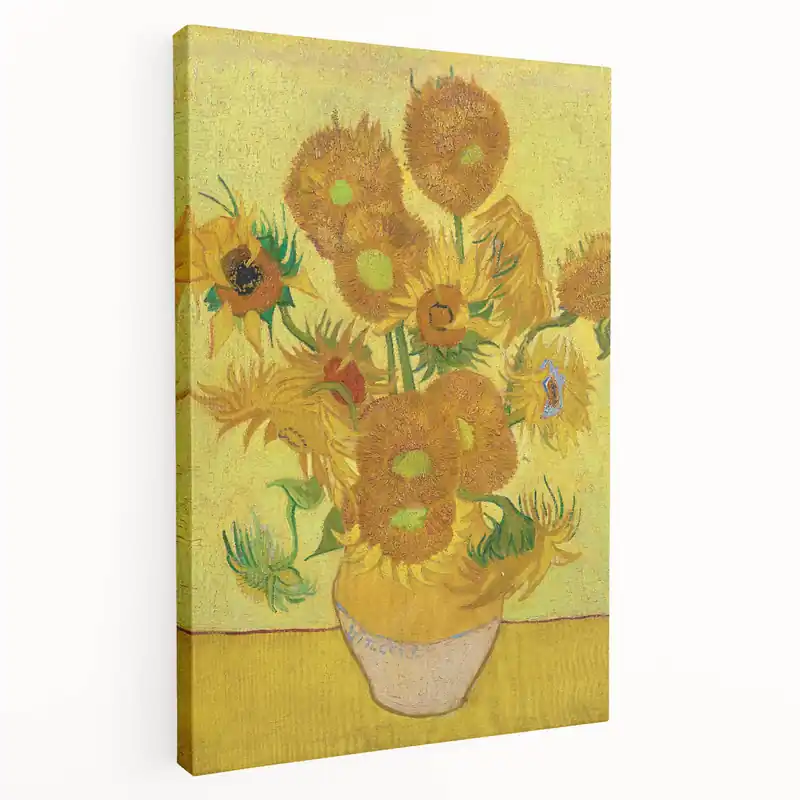 Starry Night Wall Art - Van Gogh’s Vibrant Sunflowers Canvas Prints Best Seller