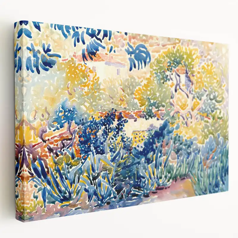The Artist's Garden: Henri Edmond Cross's Impressionist Wall Art Modern