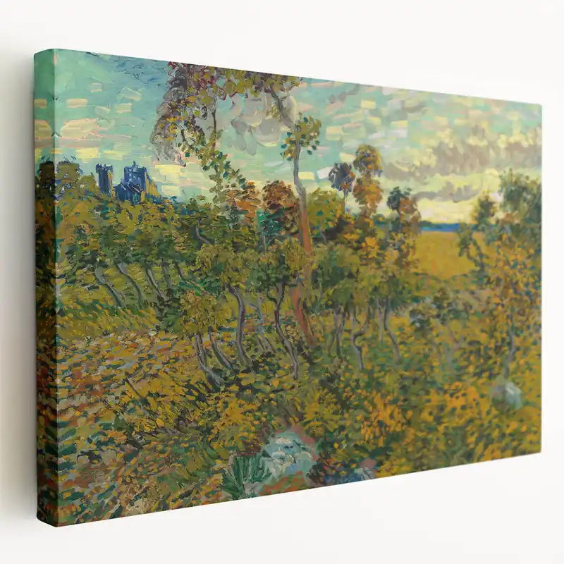 Sunset at Montmajour: Impressionist Landscape Wall Art by Van Gogh Brand New