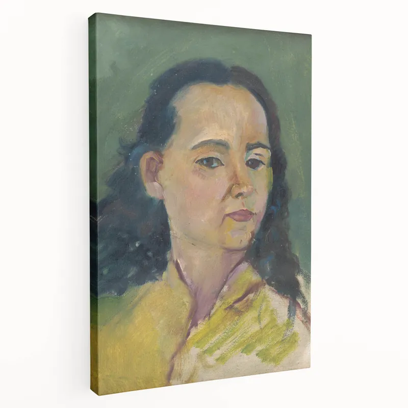 Next Day Delivery Expressionist Art - Portrait of a Woman Abstract Wall Art for Sale