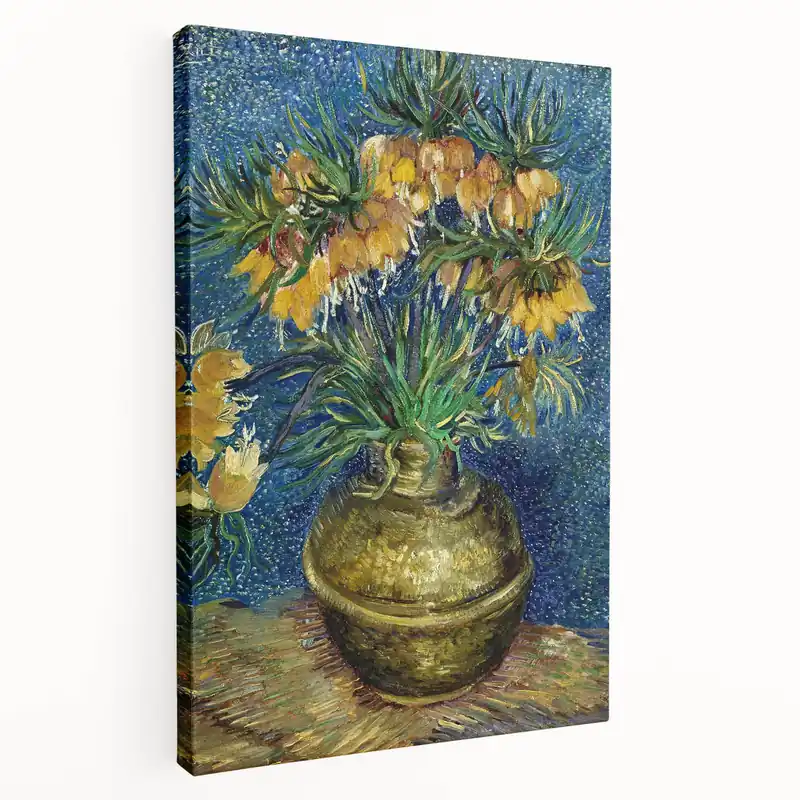 Vincent van Gogh Wall Art - Crown Imperial Fritillaries Canvas Handmade